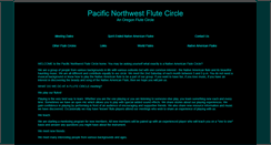 Desktop Screenshot of pacificnorthwestflutecircle.waking-spirit.com